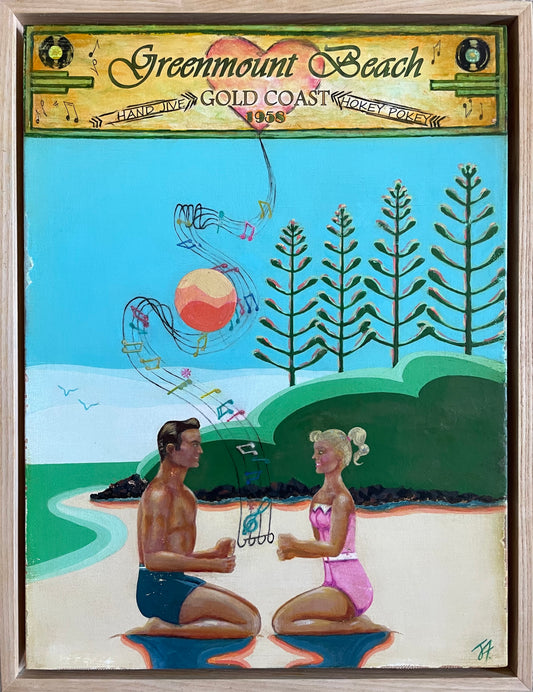 Greenmount Beach, Gold Coast. 1958. Hand-Jive Hokey Pokey!