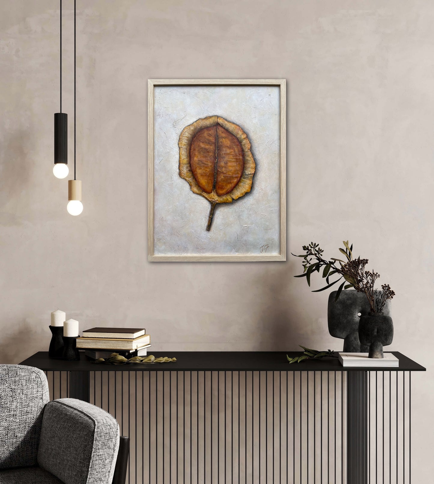 Found Treasures Series - Jacaranda Pod Soft Ochre