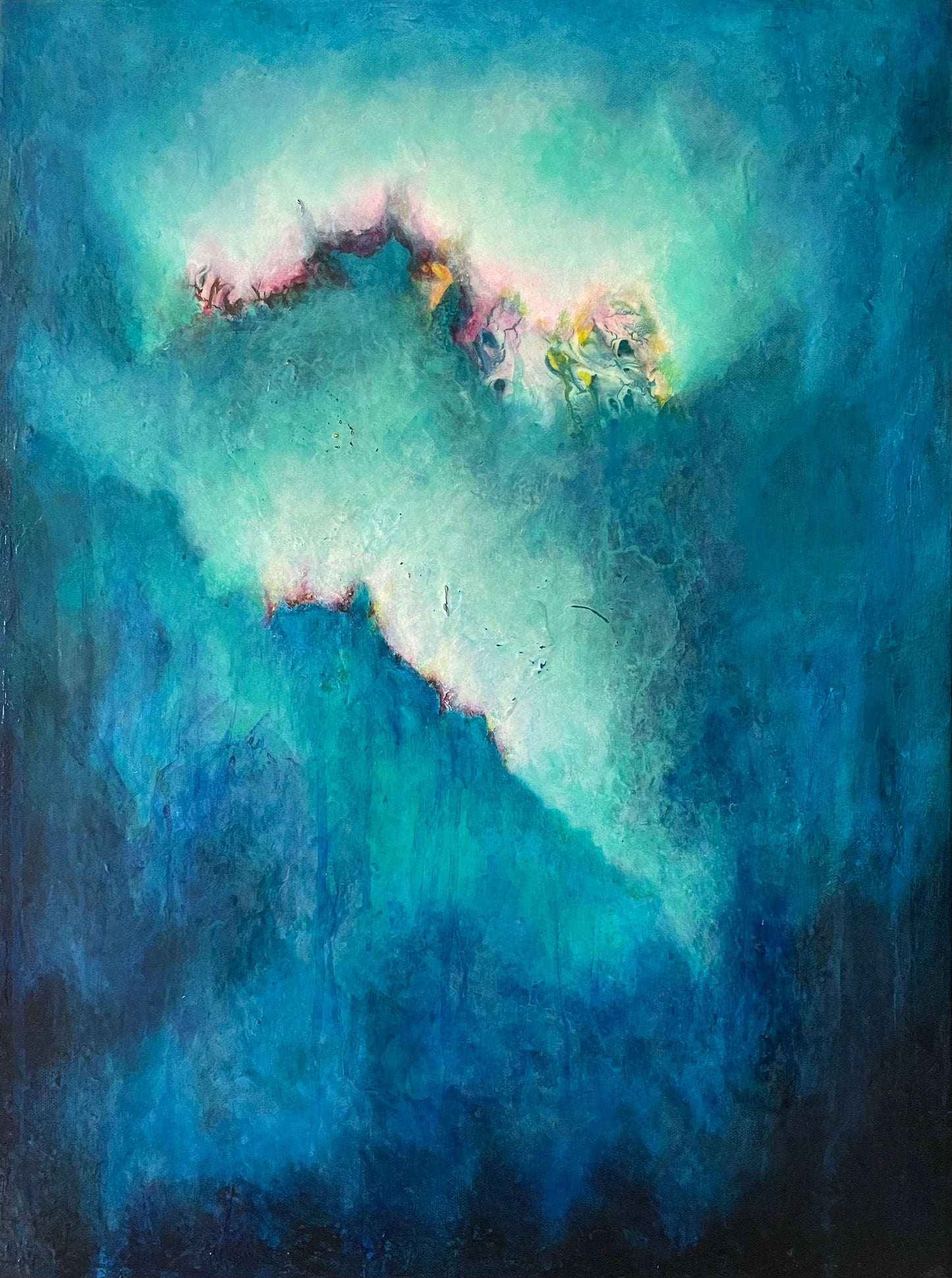 Abstract Series- Dreamed Coral Reef